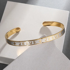 Bracelet Croix Jonc