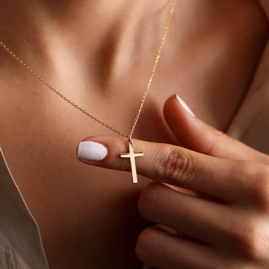 Cross necklace Divine Bright