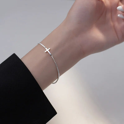 Cross Chain Bracelet