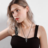 Pendentif Croix Gothique Argent