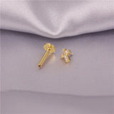 Petite Boucle d'Oreille Croix