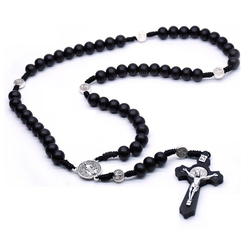 Black Ebony Wood Rosary