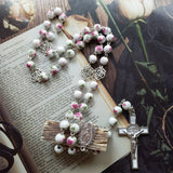 Mystical pink rosary