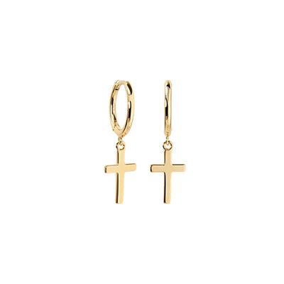 Boucles d'Oreilles Croix Divine