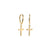 Boucles d'Oreilles Croix Divine