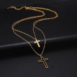 Doppeltes Kreuz-Halsband