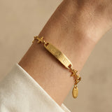 Bracelet Multiple Croix Prénom Personnalisé