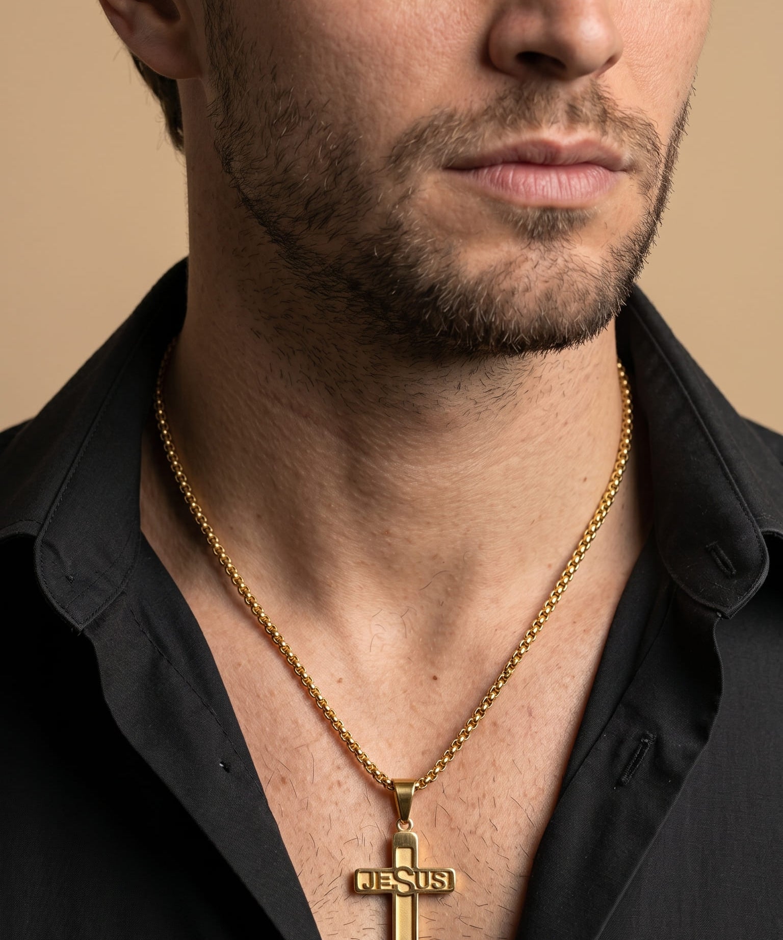 Collier Croix Éclat Zircon