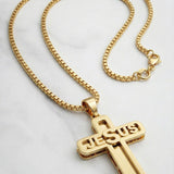 Collier Croix Éclat Zircon