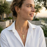 Collier Croix Prénom Personnalisé Classique