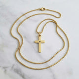 Collier Croix Initiale Personnalisée