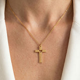 Collier Croix Personnalisé Gravé
