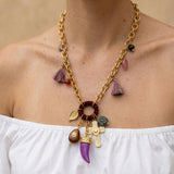 Collier Croix Mystique Dorée