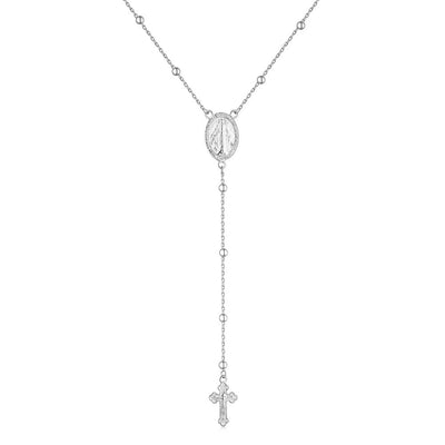 Medallion Necklace with Cross