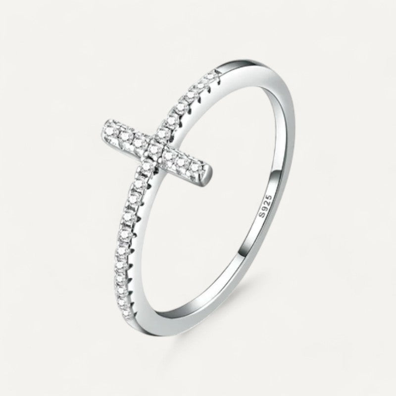Diamond cross ring