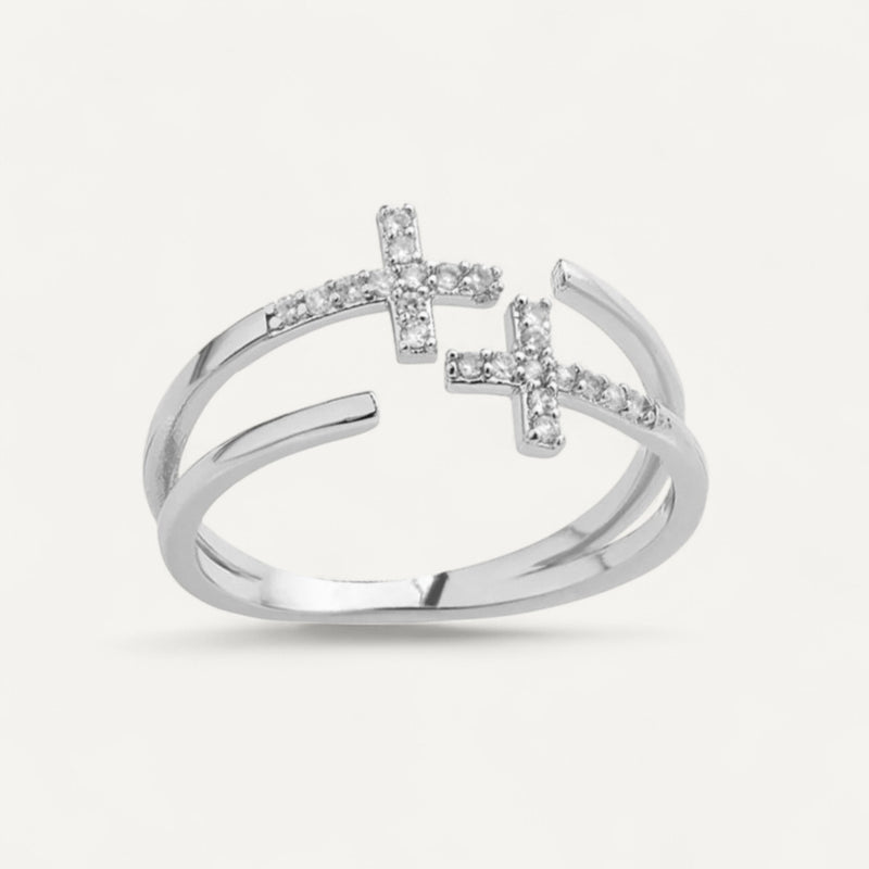 Double cross ring