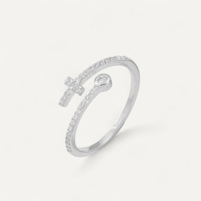 Bague Croix Lumineuse