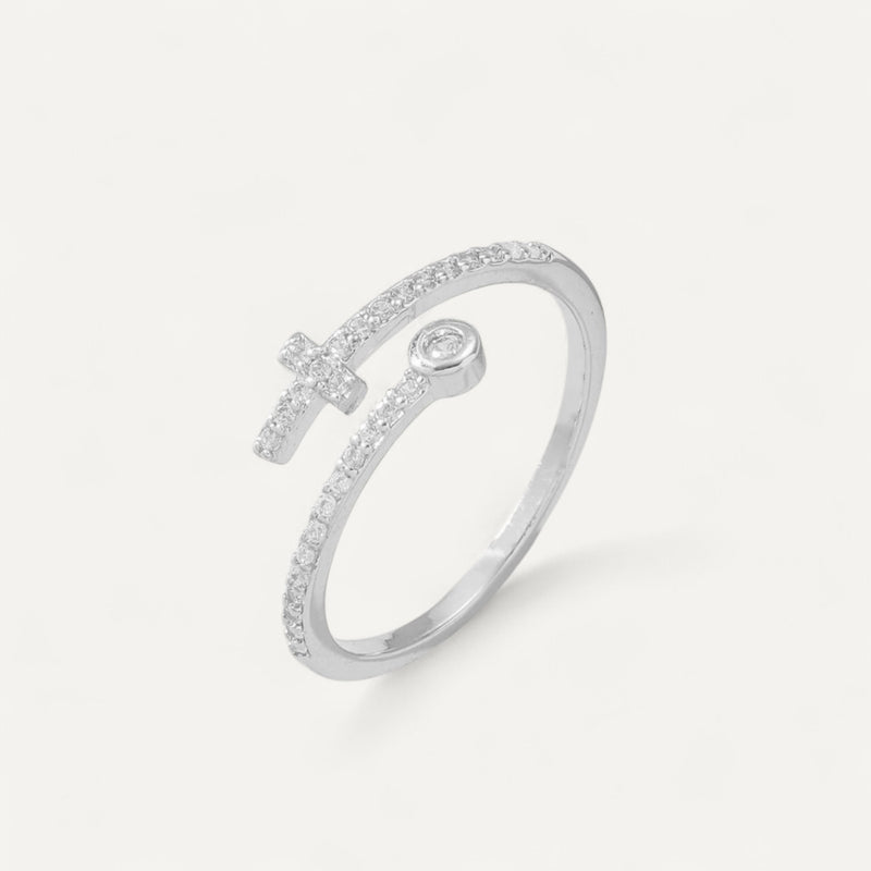 Bague Croix Lumineuse