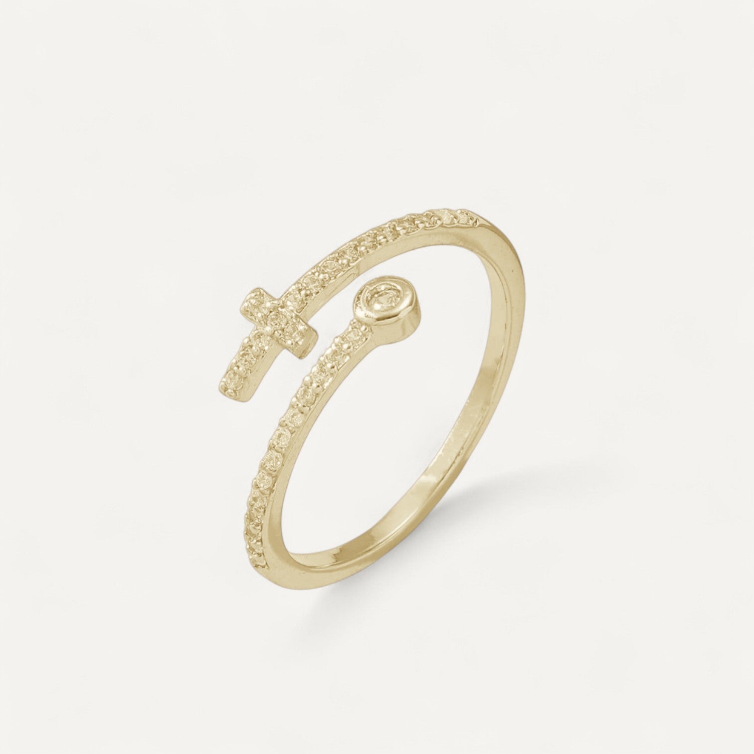 Bague Croix Lumineuse