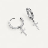 Boucles d’Oreilles Croix Simples