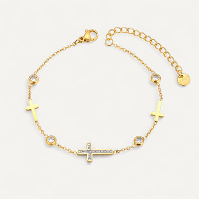 Bracelet Croix Brillant