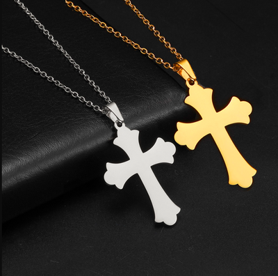 Collier Croix Orthodoxe Sans Motif