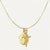 Collier Croix et Médaille Vierge Doré