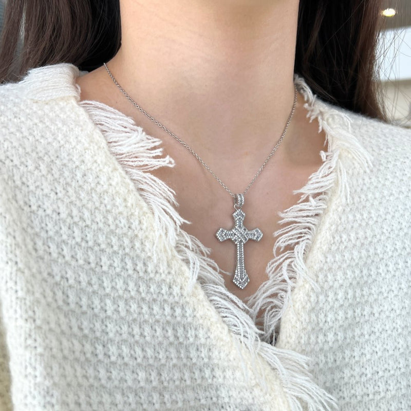 Silver Cross Necklace