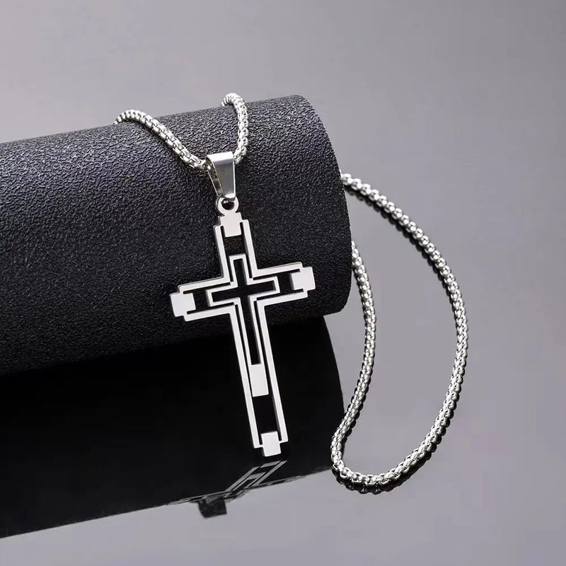 Baroque Cross Necklace