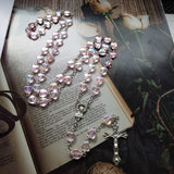 Chapelet Rose Perle Cœur