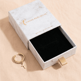 Bague Croix avec Chaîne Élégante