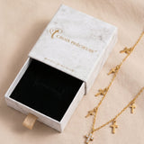 Collier Croix Multi Breloques