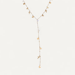Collier Croix Sautoir à Breloques
