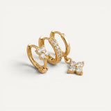 Boucles d’Oreilles Croix Set Éclat Sacré