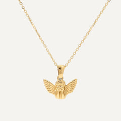 Collier Ange Gardien Doré