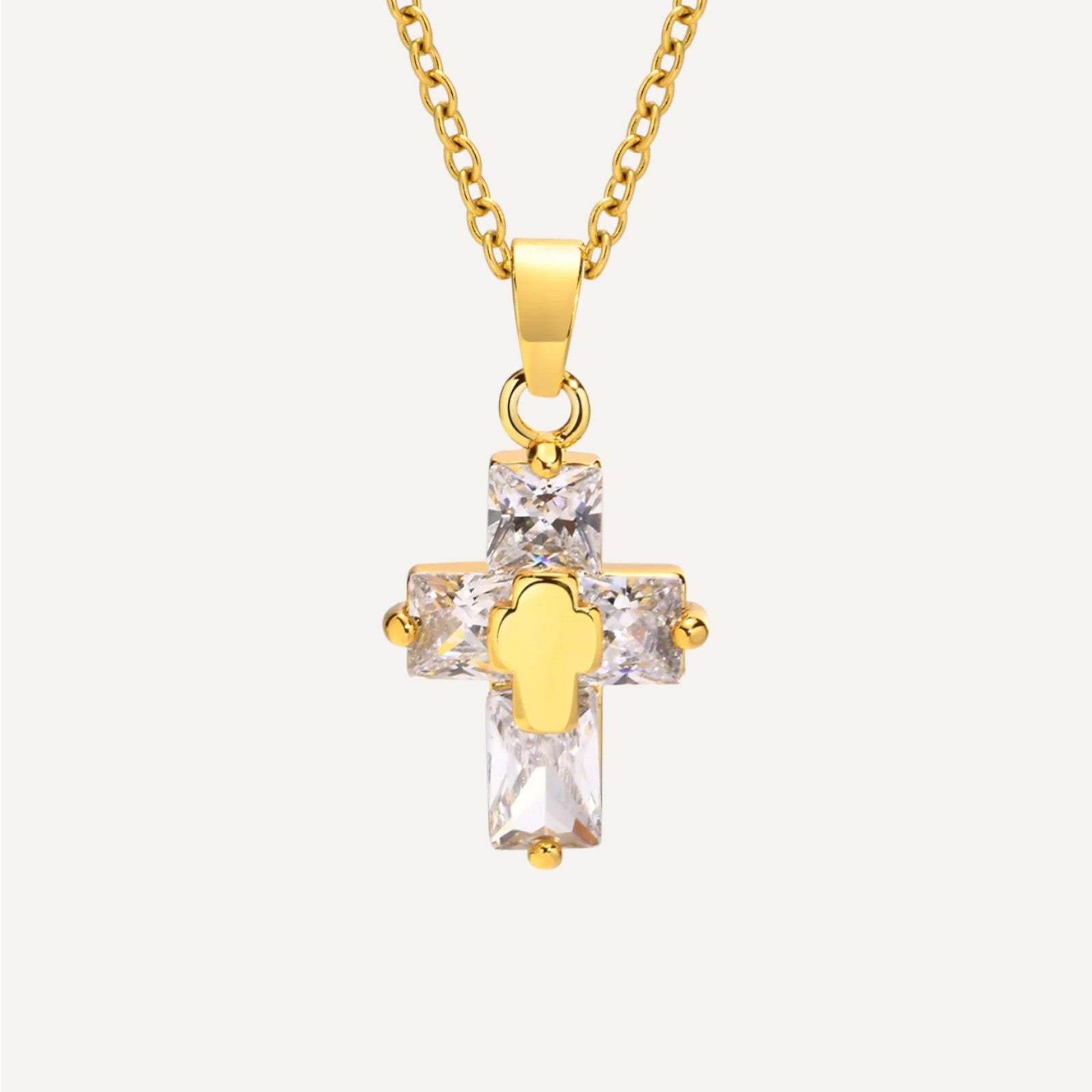 Collier Croix Lumière Divine