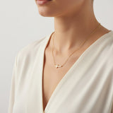 Collier Croix Courbée