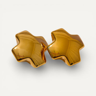 Boucles d’Oreilles Croix Étoile 3D