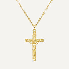 Collier Croix Homme Jesus