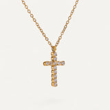 Collier Croix Aura Lumineuse