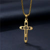 Baroque Cross Necklace