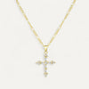 Collier Croix avec Strass