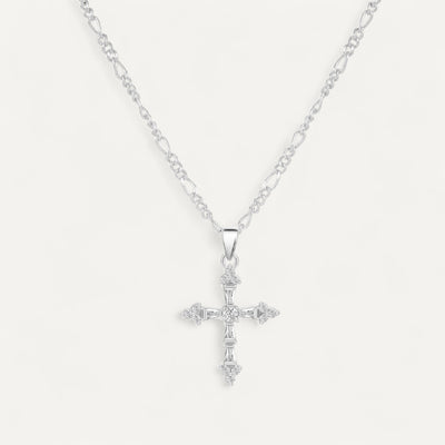 Collier Croix avec Strass