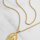 Collier Croix Médaille Vierge Miraculeuse