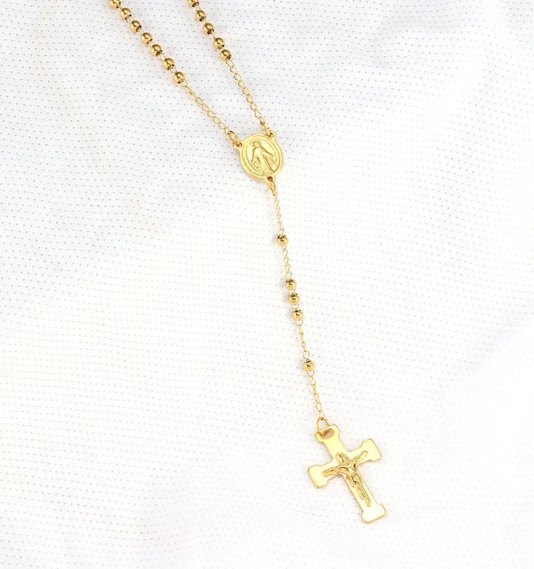 Cross Necklace with Pendant